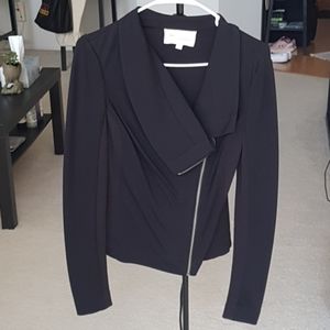 NWOT Two by Vince Camuto Zipped Black Blazer